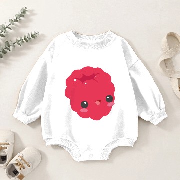 Discover Kawaii Raspberry Baby Romper Sweatshirts