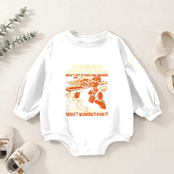 Discover Ironworker Watching Over My Shoulder Baby Romper Sweatshirts
