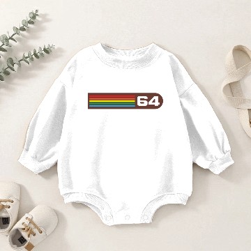 Discover Commodore 64 Color Bar Baby Romper Sweatshirts