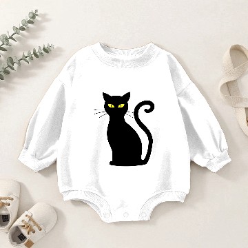 Discover Halloween Cat Baby Romper Sweatshirts