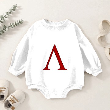 Discover Red Sparta Lambda Baby Romper Sweatshirts