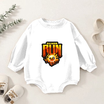 Discover Splatoon Salmon Run Baby Romper Sweatshirts