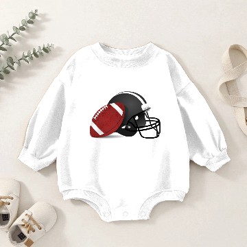 Discover american football rugby Baby Romper Sweatshirts