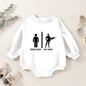 Discover Your Dad My Superhero Dad Baby Romper Sweatshirts
