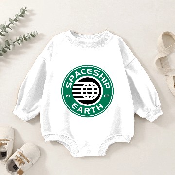 Discover Spaceship Starbucks Baby Romper Sweatshirts
