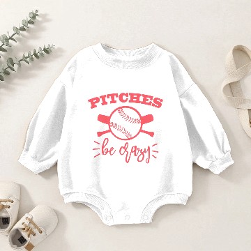 Discover Pitches be crazy Baby Romper Sweatshirts