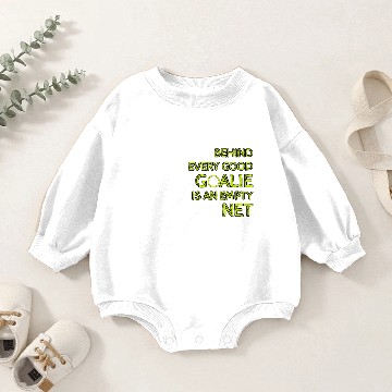 Discover Goalie Baby Romper Sweatshirts