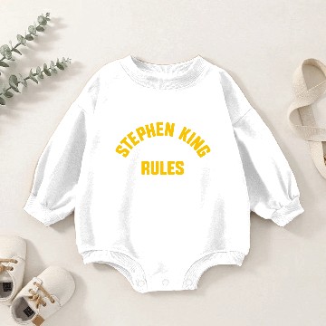 Discover Stephen King Rules Baby Romper Sweatshirts