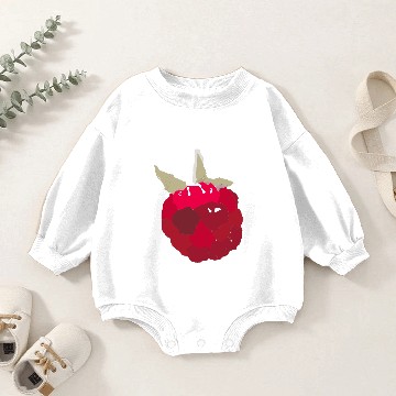 Discover raspberry fruit Baby Romper Sweatshirts
