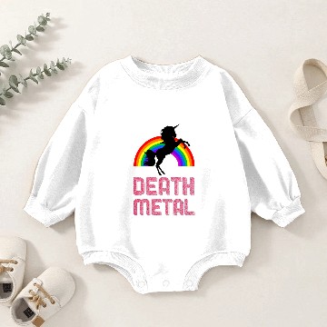 Discover Death Metal Baby Romper Sweatshirts