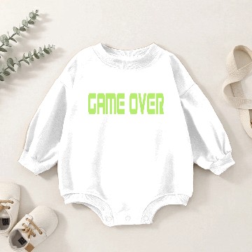 Discover GAME OVER Baby Romper Sweatshirts