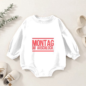 Discover Monday you asshole gift idea Baby Romper Sweatshirts