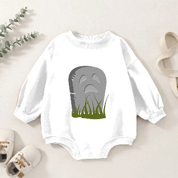 Discover gravestone halloween Baby Romper Sweatshirts