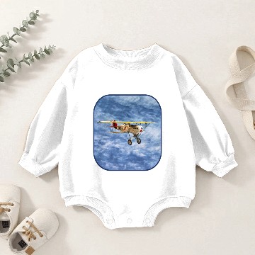 Discover 1920s Biplane Baby Romper Sweatshirts