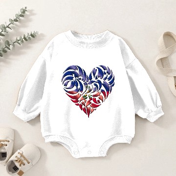 Discover Haiti Baby Romper Sweatshirts