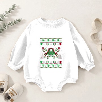 Discover Christmas Firefighter Baby Romper Sweatshirts