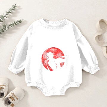 Discover Crimson Moon Baby Romper Sweatshirts