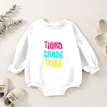 Discover Third Grade Tribe Light Funny Third Grade 3rd Teacher Appreciation Gift Baby Romper Sweatshirts