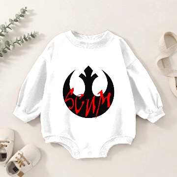 Discover Rebel Scum Baby Romper Sweatshirts