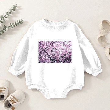 Discover Blooming Cherry Blossom Baby Romper Sweatshirts