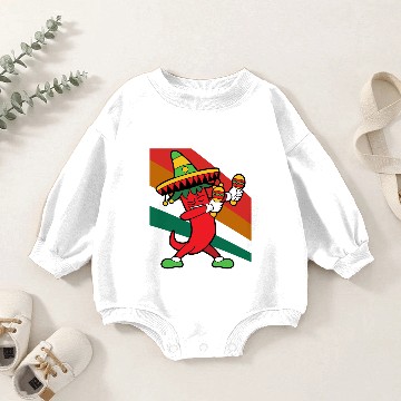 Discover Dabbing Dab Dancing Cinco De Mayo Chili Pepper Baby Romper Sweatshirts