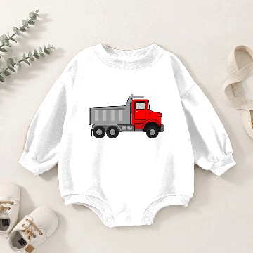Discover Dump Truck Animated Baby Romper Sweatshirts