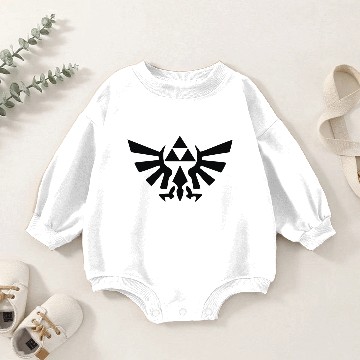 Discover Zelda Triforce Baby Romper Sweatshirts