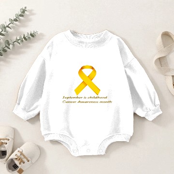 Discover childhood cancer awareness Baby Romper Sweatshirts