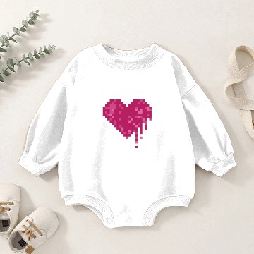 Discover Bleeding heart Baby Romper Sweatshirts