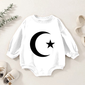 Discover Islam Hilal Baby Romper Sweatshirts
