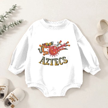 Discover Aztec Dragon Graphic Baby Romper Sweatshirts