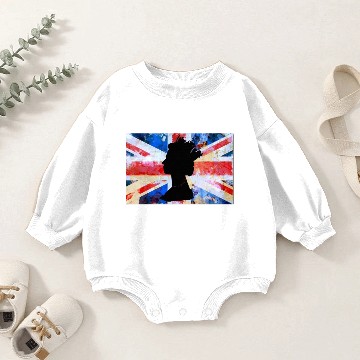 Discover God Save The Queen Baby Romper Sweatshirts
