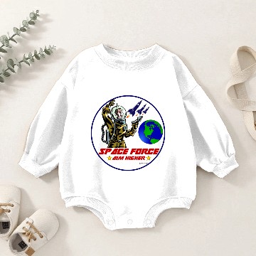 Discover Space Force Baby Romper Sweatshirts