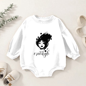Discover you are enough Baby Romper Sweatshirts