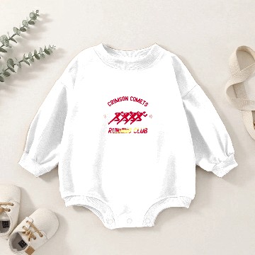 Discover Crimson Comets Baby Romper Sweatshirts