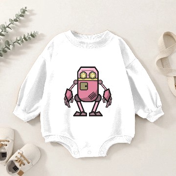 Discover Robot science technology gift idea robots machine Baby Romper Sweatshirts