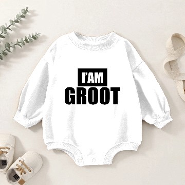 Discover I am Groot Baby Romper Sweatshirts
