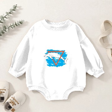 Discover Animal Print Gift Dolphin Baby Romper Sweatshirts
