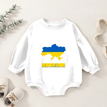 Discover Ukraine Baby Romper Sweatshirts