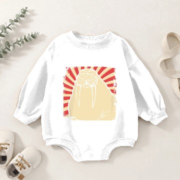 Discover Walrus Seal Baby Romper Sweatshirts