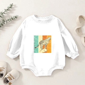 Discover Animal Print Gift Cheetah Baby Romper Sweatshirts