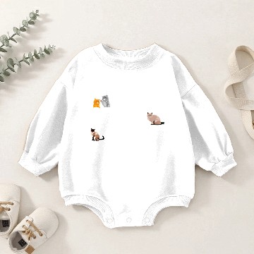 Discover Crazy Cat Lady Baby Romper Sweatshirts