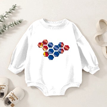 Discover Mongolia Baby Romper Sweatshirts