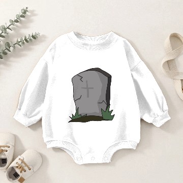 Discover Halloween Gravestone Tombstone Baby Romper Sweatshirts