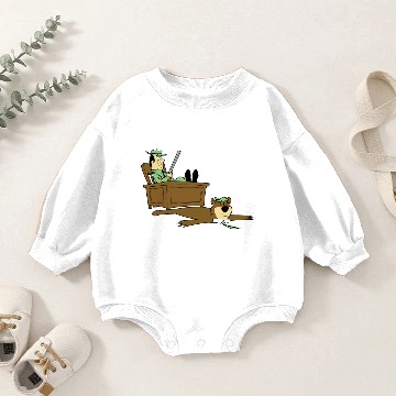 Discover Yogi Bear rug Baby Romper Sweatshirts