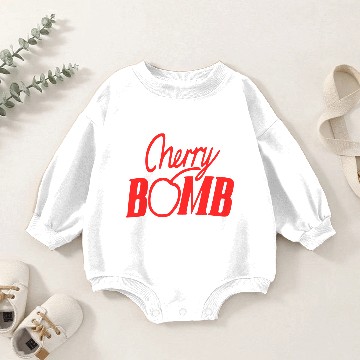 Discover Cherry Bomb Baby Romper Sweatshirts