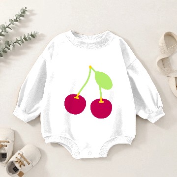 Discover Cherry Love Baby Romper Sweatshirts