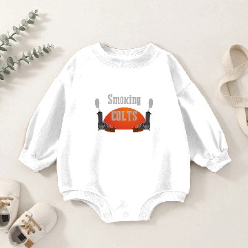 Discover Smoking Colts Baby Romper Sweatshirts