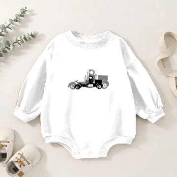 Discover Tractor Pulling Farm LoverTractor Pulling Farm Lov Baby Romper Sweatshirts