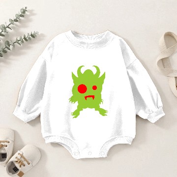 Discover creepy swamp monsters Baby Romper Sweatshirts